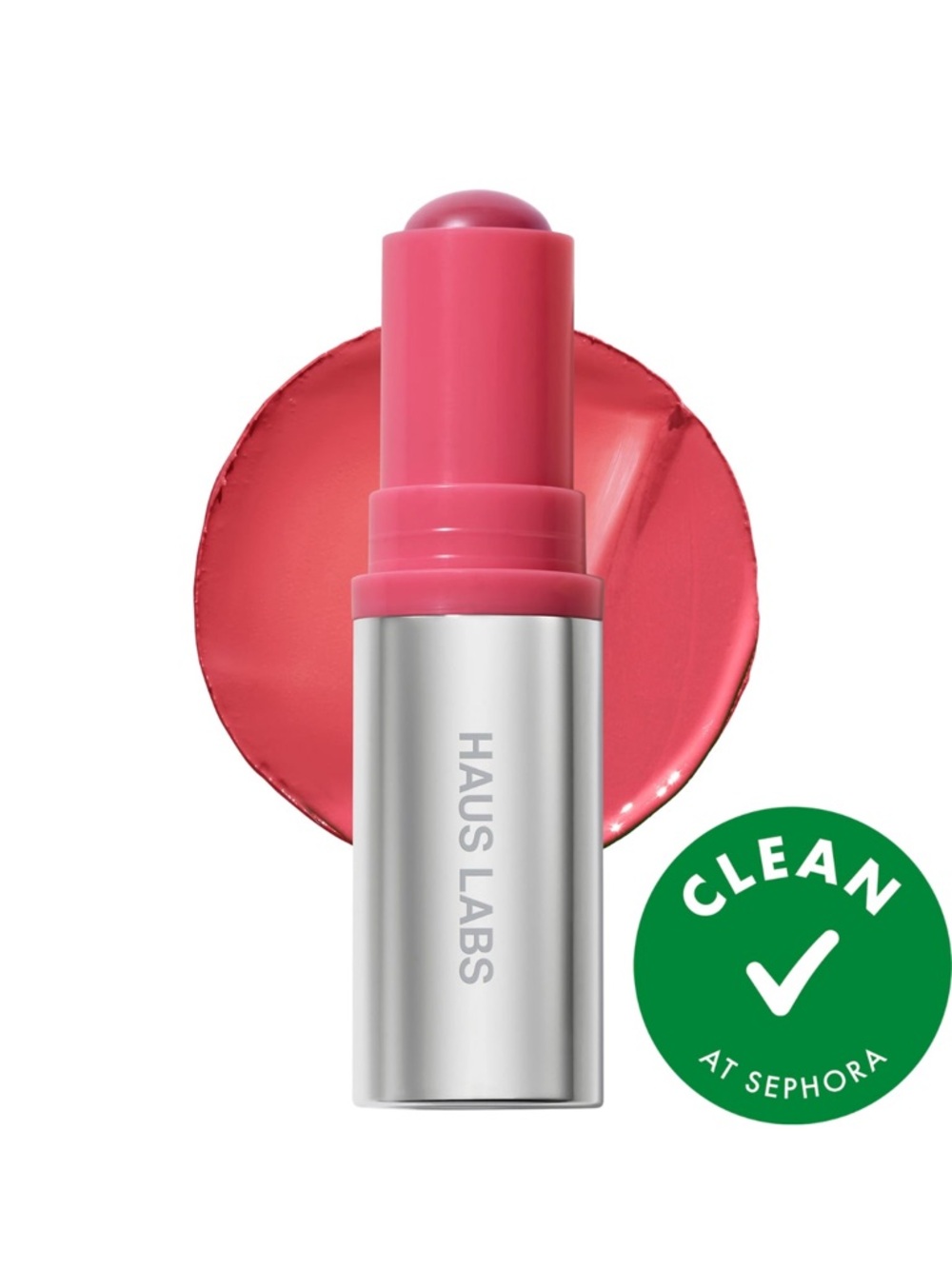 Haus Labs By Lady Gaga Pink Cream Lip & Cheek Balm in Glassy Rosette